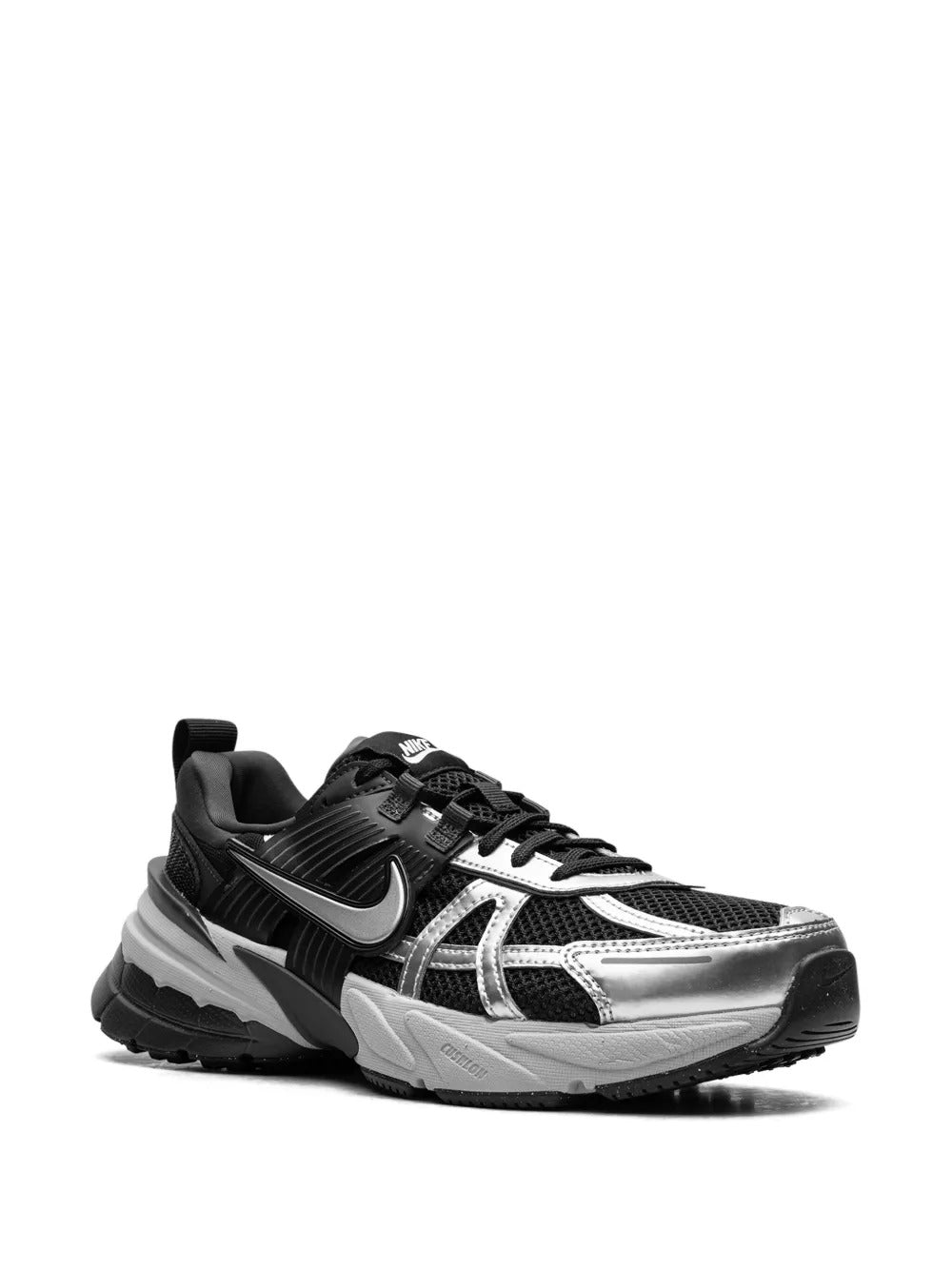 NIKE V2K METALLIC SILVER BLACK