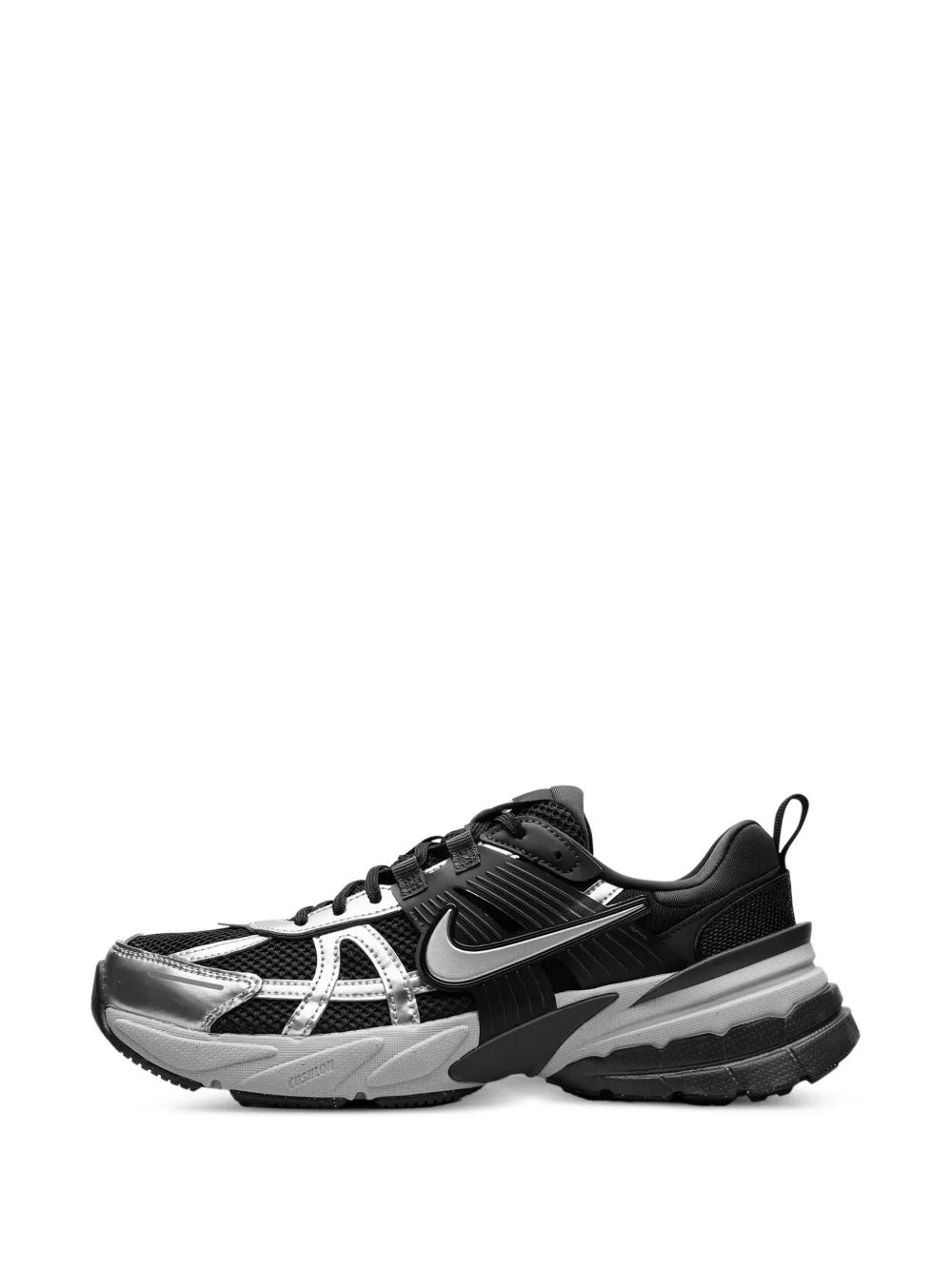 NIKE V2K METALLIC SILVER BLACK