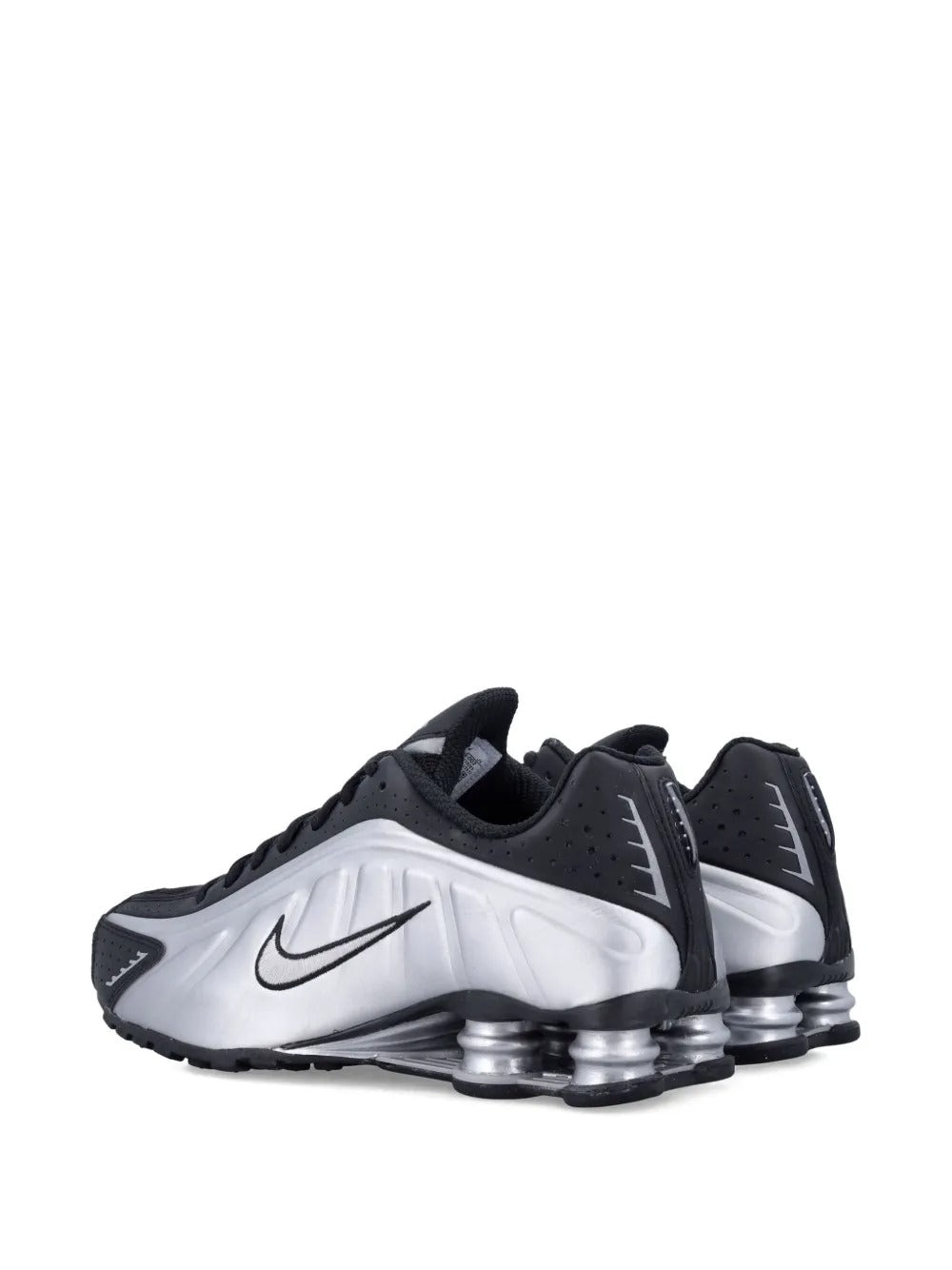 NIKE SHOX R4 METALLIC SILVER BLACK