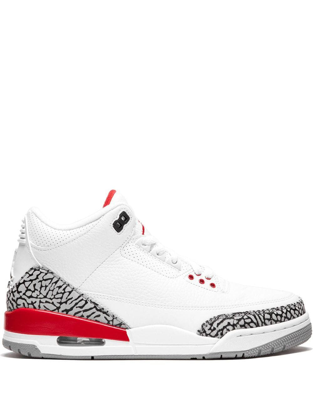 JORDAN 3 WHITE/RED