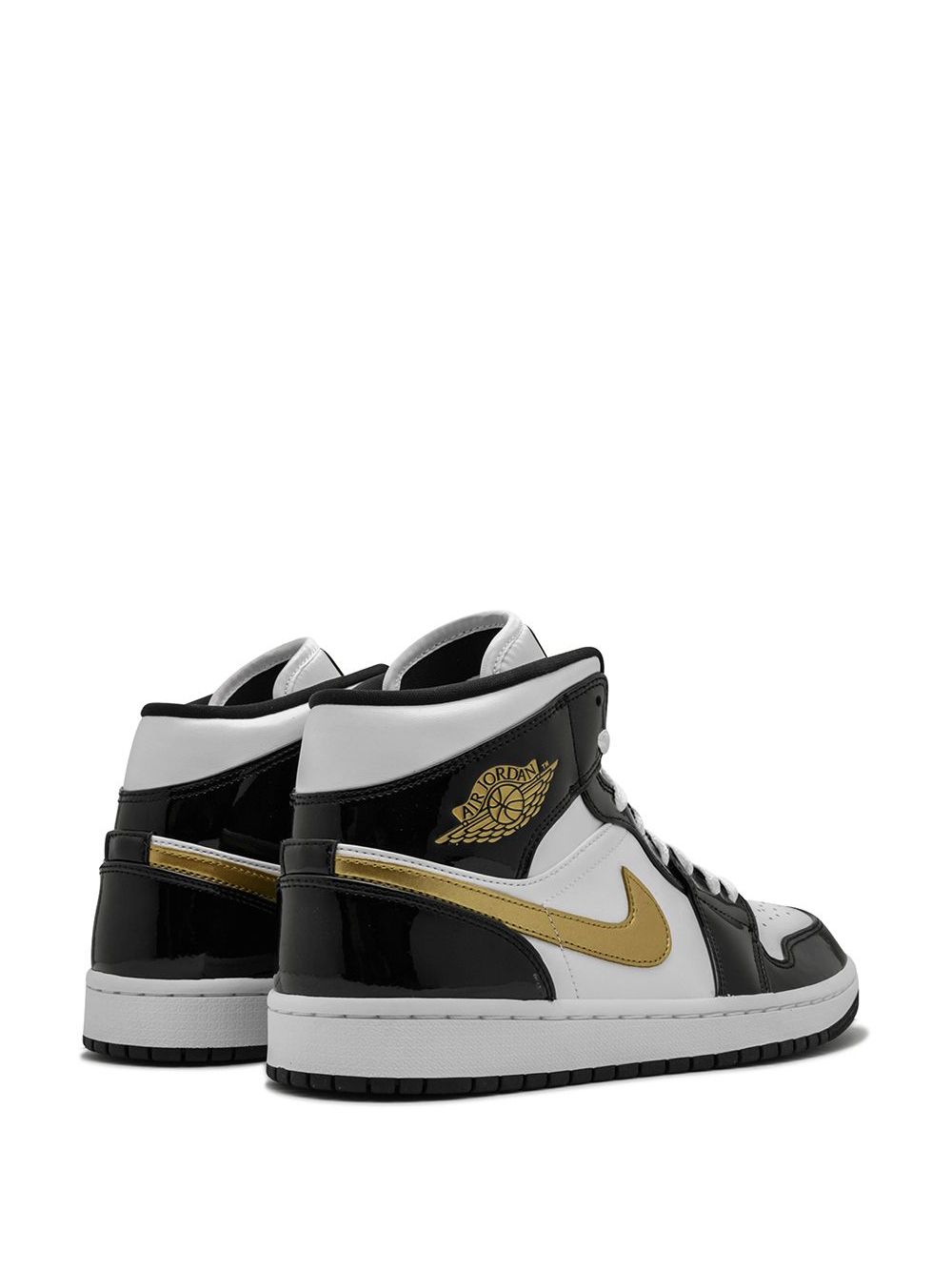 JORDAN 1 MID GOLD SWOOSH