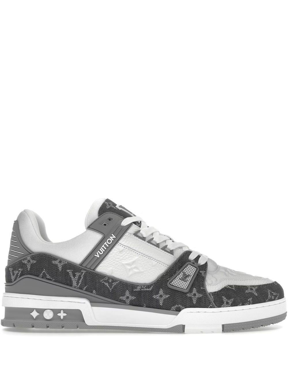 LV TRAINER MONOGRAN DENIM GREY