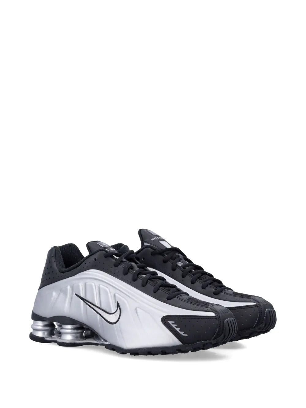 NIKE SHOX R4 METALLIC SILVER BLACK